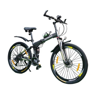 Bicicleta de montaña plegable con suspensión total